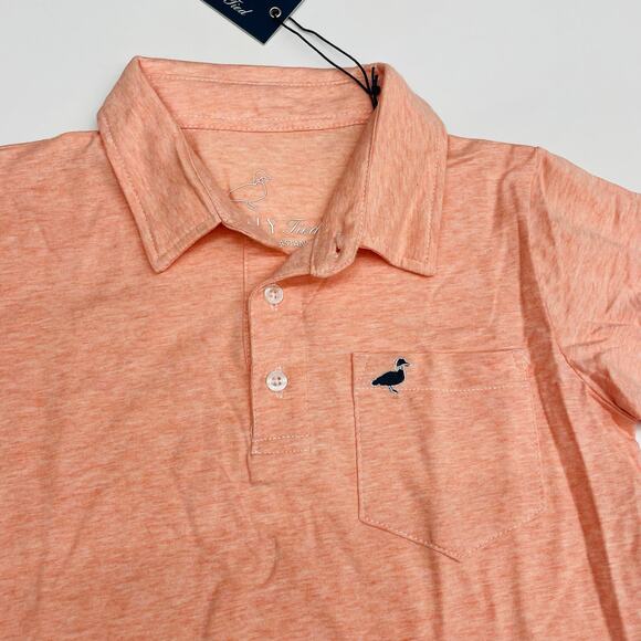 NWT Properly Tied 2T Harrison Pocket Polo in Melon Orange - Picture 2 of 4